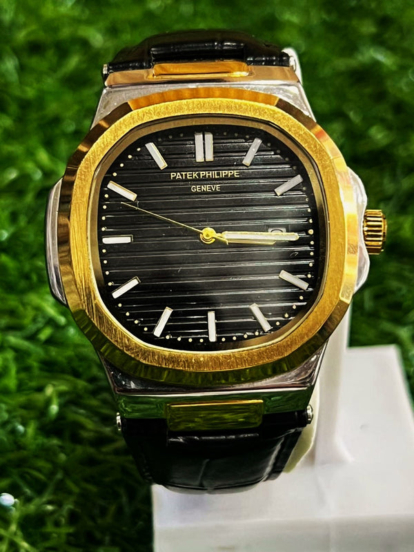 Patek Philippe Geneve Nautilus Series (Black Dial)