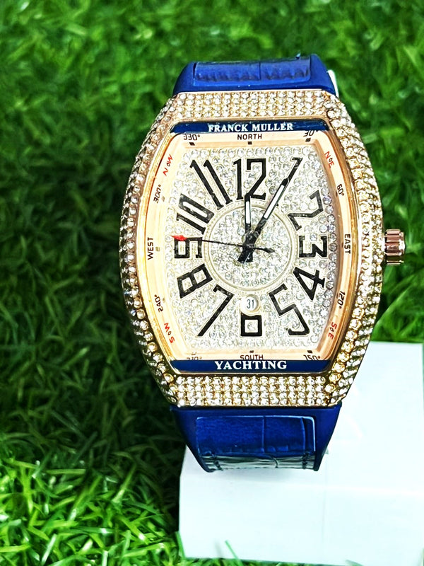 Franck Muller Stone Dial – Blue Strap Edition